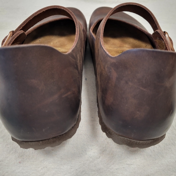 Birkenstock Mantova Mary Jane oiled leather Habana 40 narrow 9-9.5 - Picture 9 of 13